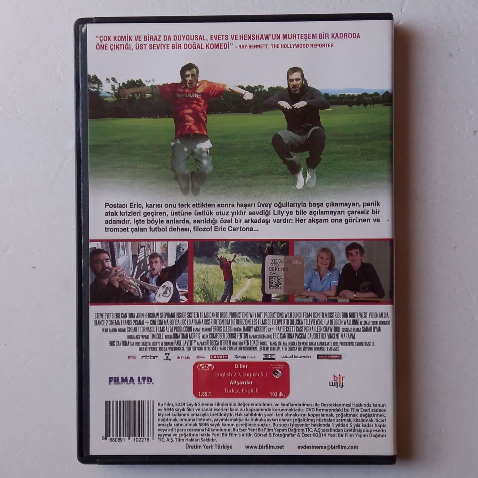 HAYATA ÇALIM AT / LOOKING FOR ERIC - STEVE EVETS, ERIC CANTONA - DVD 2.EL