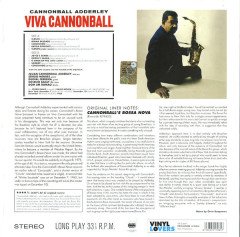 CANNONBALL ADDERLEY - VIVA CANNONBALL (1963) - LP 180GR 2017 EDITION SIFIR PLAK
