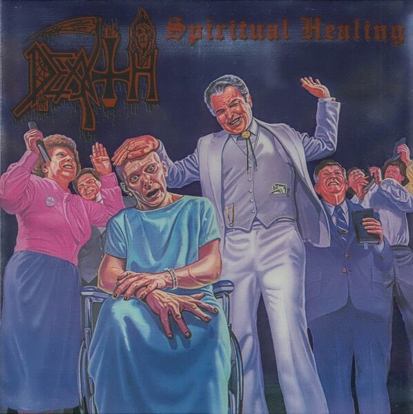 DEATH - SPIRITUAL HEALING (1990) - LP 2024 TRI COLOR MERGE WITH SPLATTER EDITION SIFIR PLAK