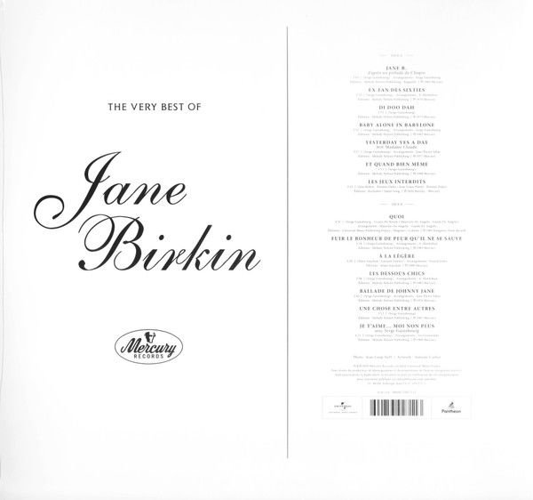 JANE BIRKIN - THE VERY BEST OF (2020) - LP COMPILATION SIFIR PLAK