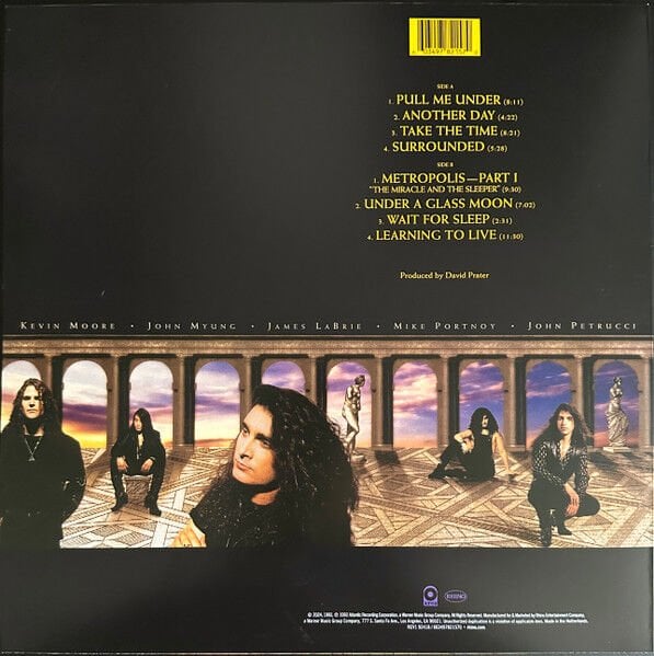DREAM THEATER – IMAGES AND WORDS (1992) - LP 2025 REISSUE REPRESS LIMITED EDITION CLEAR VINYL SIFIR PLAK