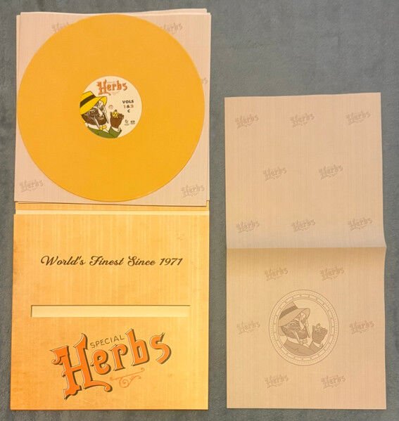 METAL FINGERS (MF DOOM) – SPECIAL HERBS (VOLS 1&2) (2002) - 2LP 2025 REISSUE MUSTARD YELLOW VINYL SIFIR PLAK