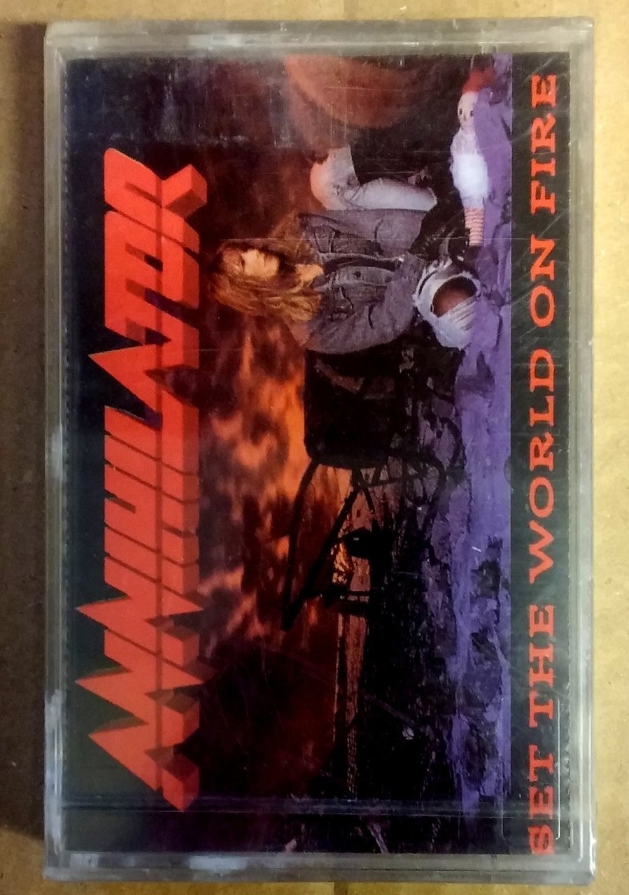 ANNIHILATOR - SET THE WORLD ON FIRE 1993 CASSETTE MADE IN TURKEY ''NEW''