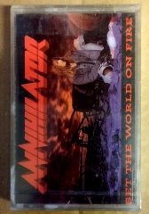 ANNIHILATOR - SET THE WORLD ON FIRE 1993 CASSETTE MADE IN TURKEY ''NEW''
