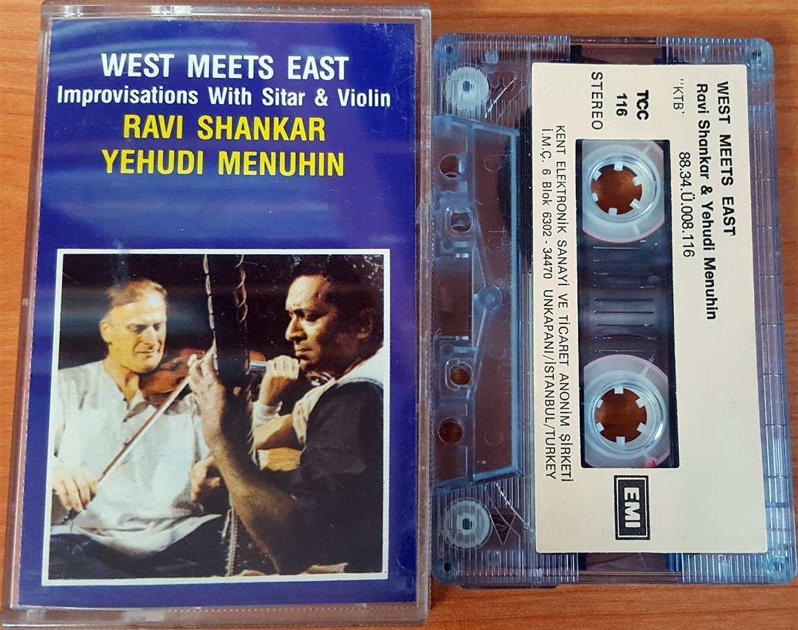 RAVI SHANKAR & YEHUDI MENUHIN - WEST MEETS EAST KASET 2.EL