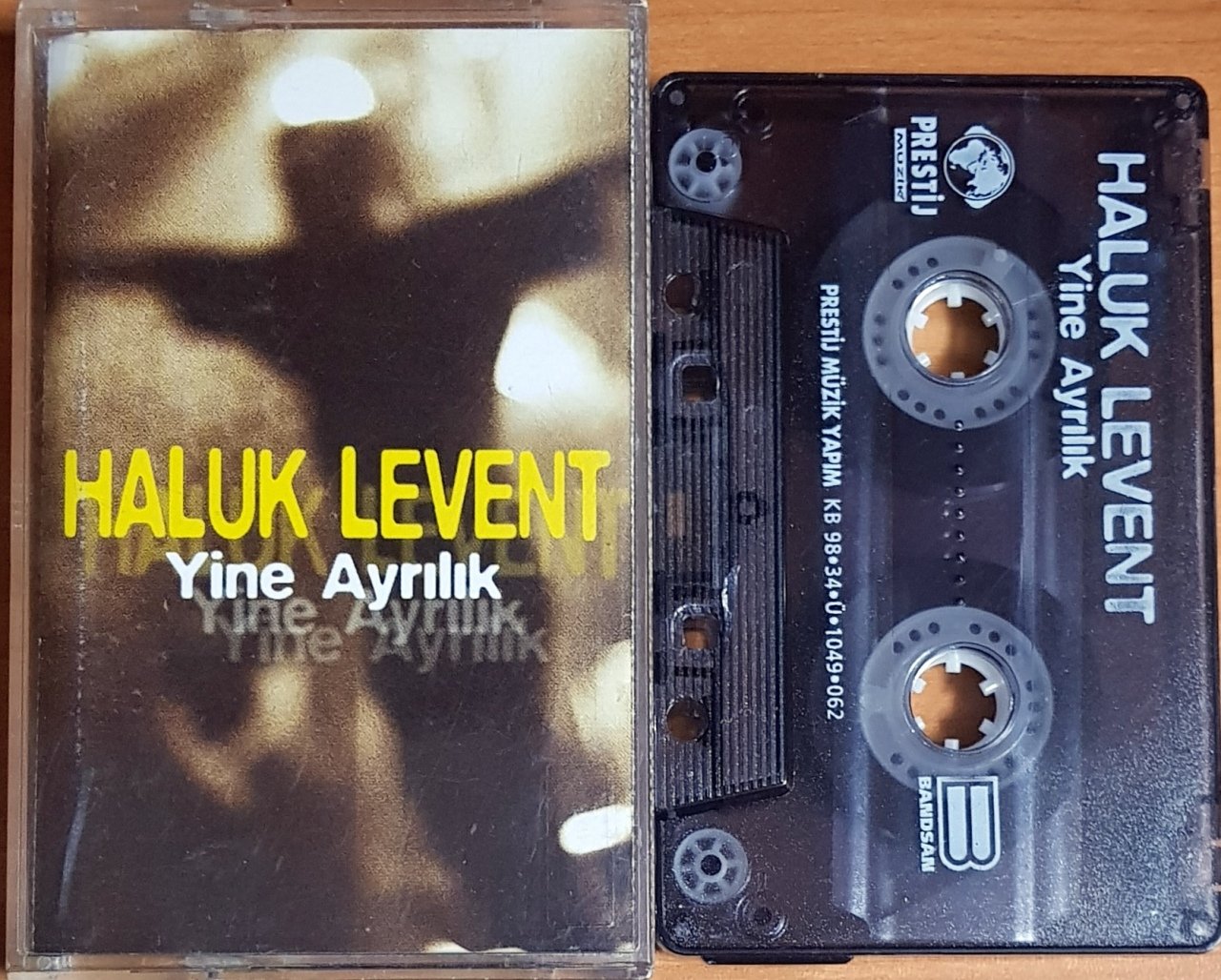 HALUK LEVENT - YİNE AYRILIK (1998) PRESTİJ MÜZİK KASET 2.EL