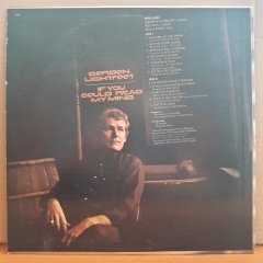 GORDON LIGHTFOOT - IF YOU COULD READ MY MIND (1970) - LP 2.EL PLAK