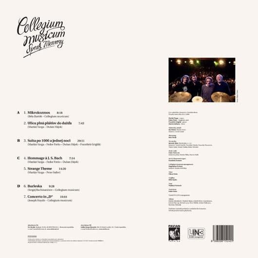 COLLEGIUM MUSICUM – SPEAK, MEMORY (2010) - 2LP KAPAK HAFİF DEFOLU PROGRESSIVE ROCK 2017 EDITION SIFIR PLAK
