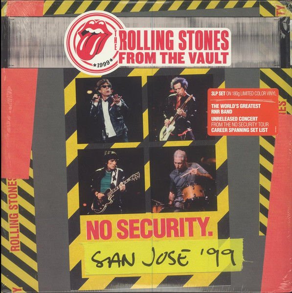 ROLLING STONES – NO SECURITY SAN JOSE '99 (1998) - 3xLP 2018 LIMITED EDITION 180GR SIFIR PLAK