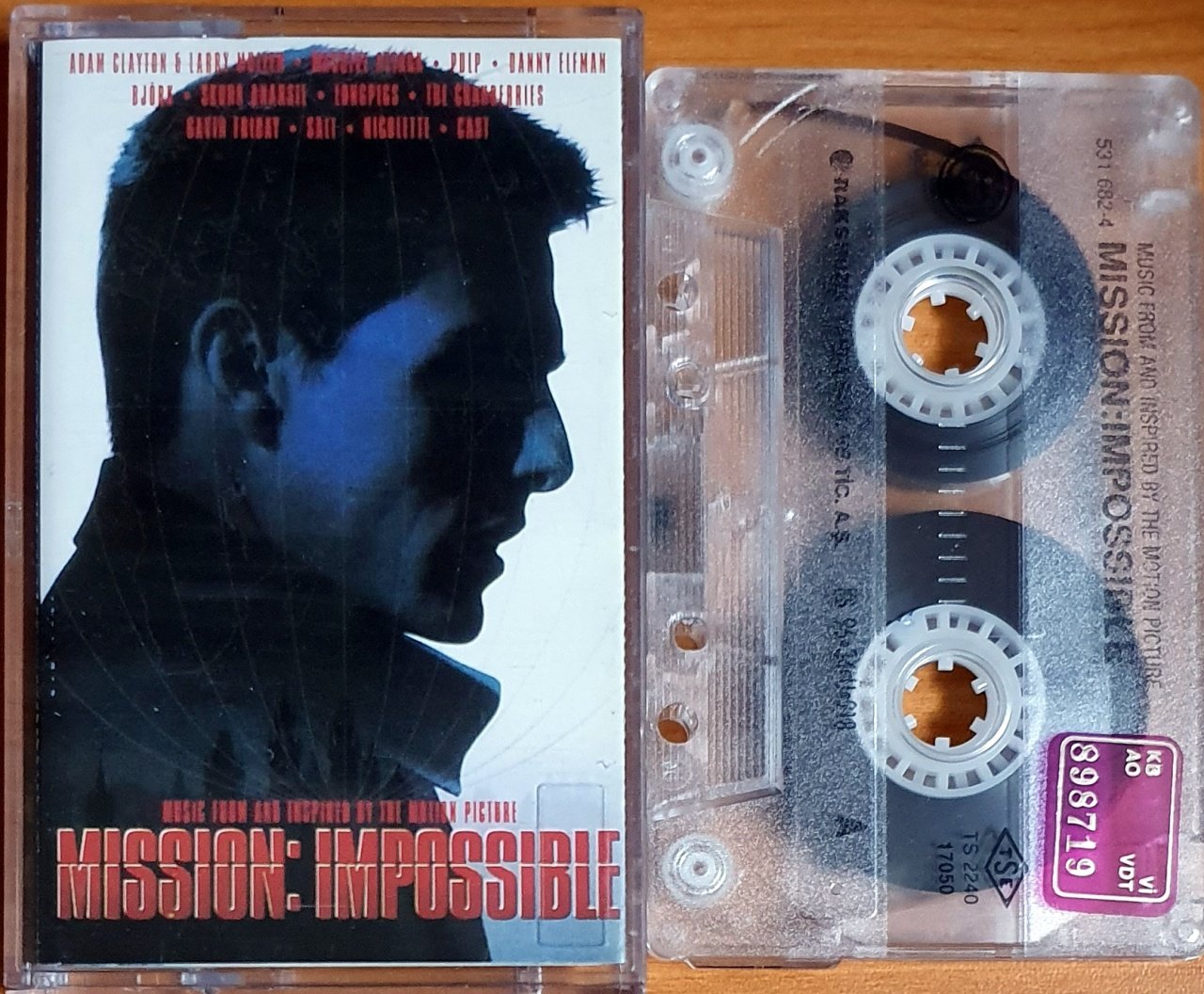 MISSION IMPOSSIBLE SOUNDTRACK / CAST, BJORK, PULP, THE CRANBERRIES (1996) - KASET RAKS MÜZİK 2.EL