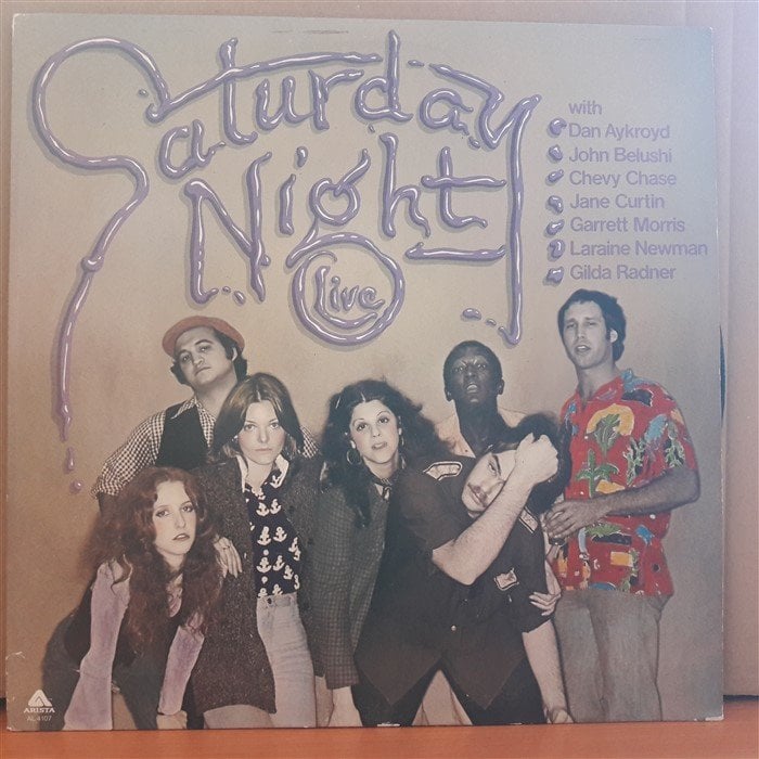 SATURDAY NIGHT LIVE  with DAN AYKROYS, JOHN BELUSHI, CHEVY CHASE...(1976) - PLAK 2.EL