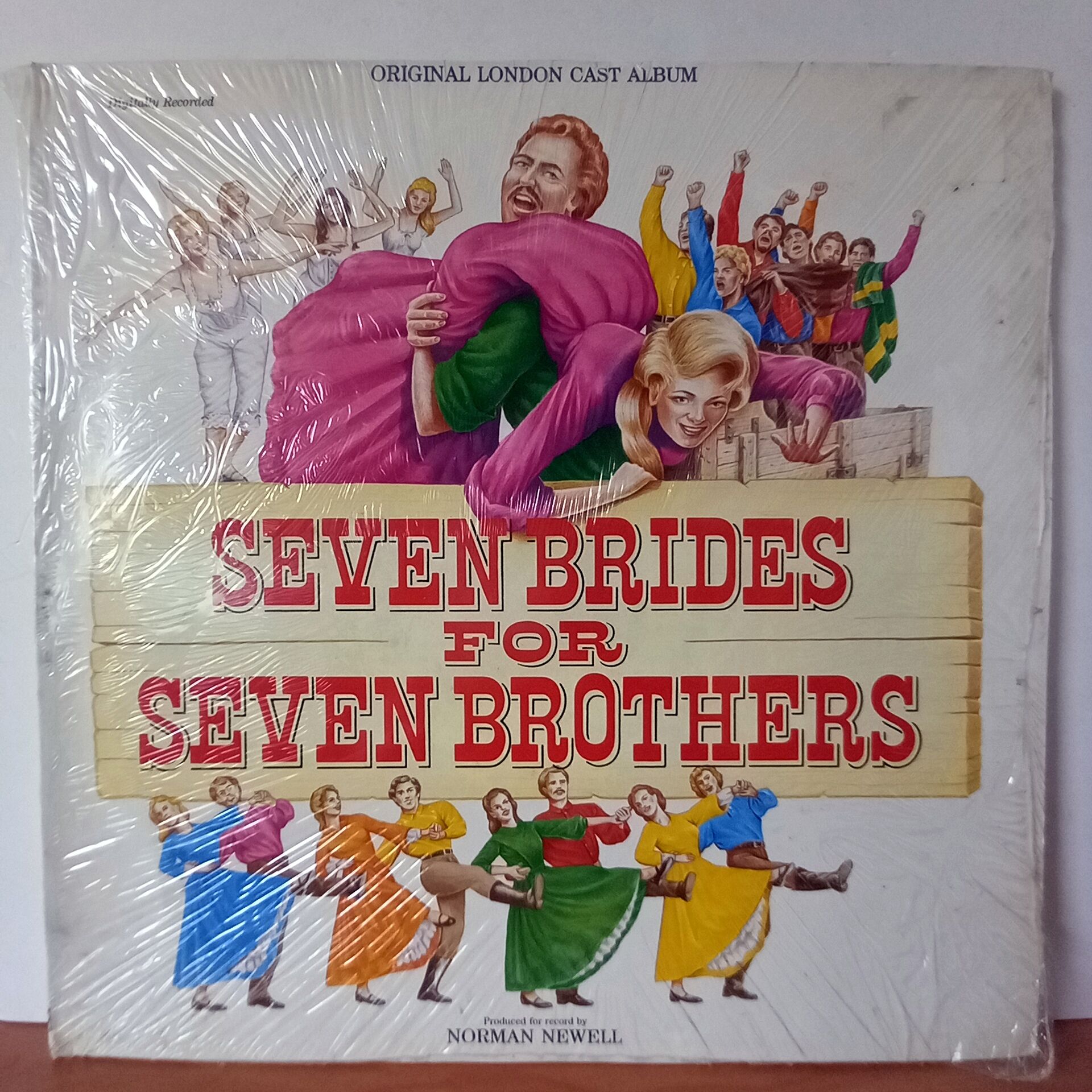 SEVEN BRIDES FOR SEVEN BROTHERS / ORIGINAL LONDON CAST ALBUM (1986) - LP DÖNEM BASKI SIFIR PLAK