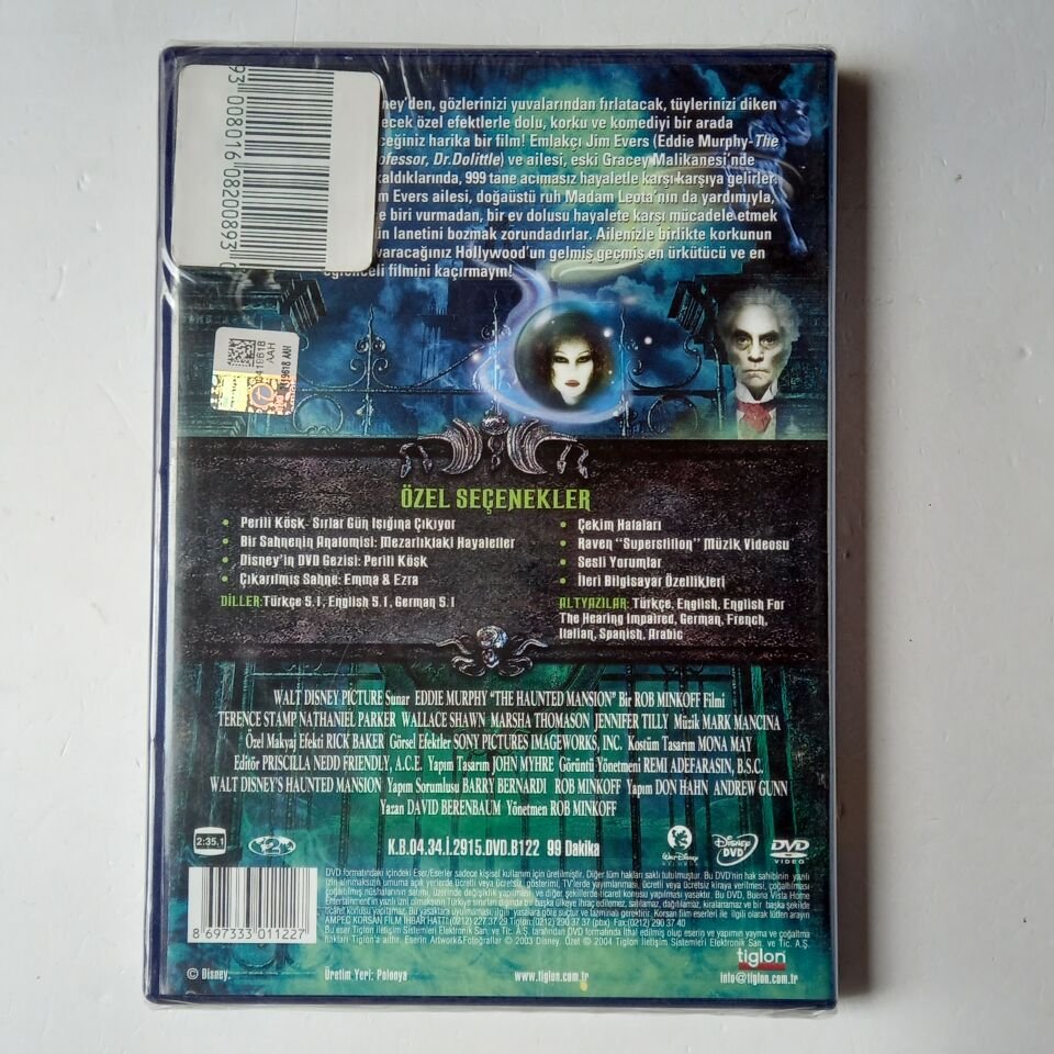 THE HAUNTED MANSION / PERİLİ KÖŞK - DVD AMBALAJINDA SIFIR