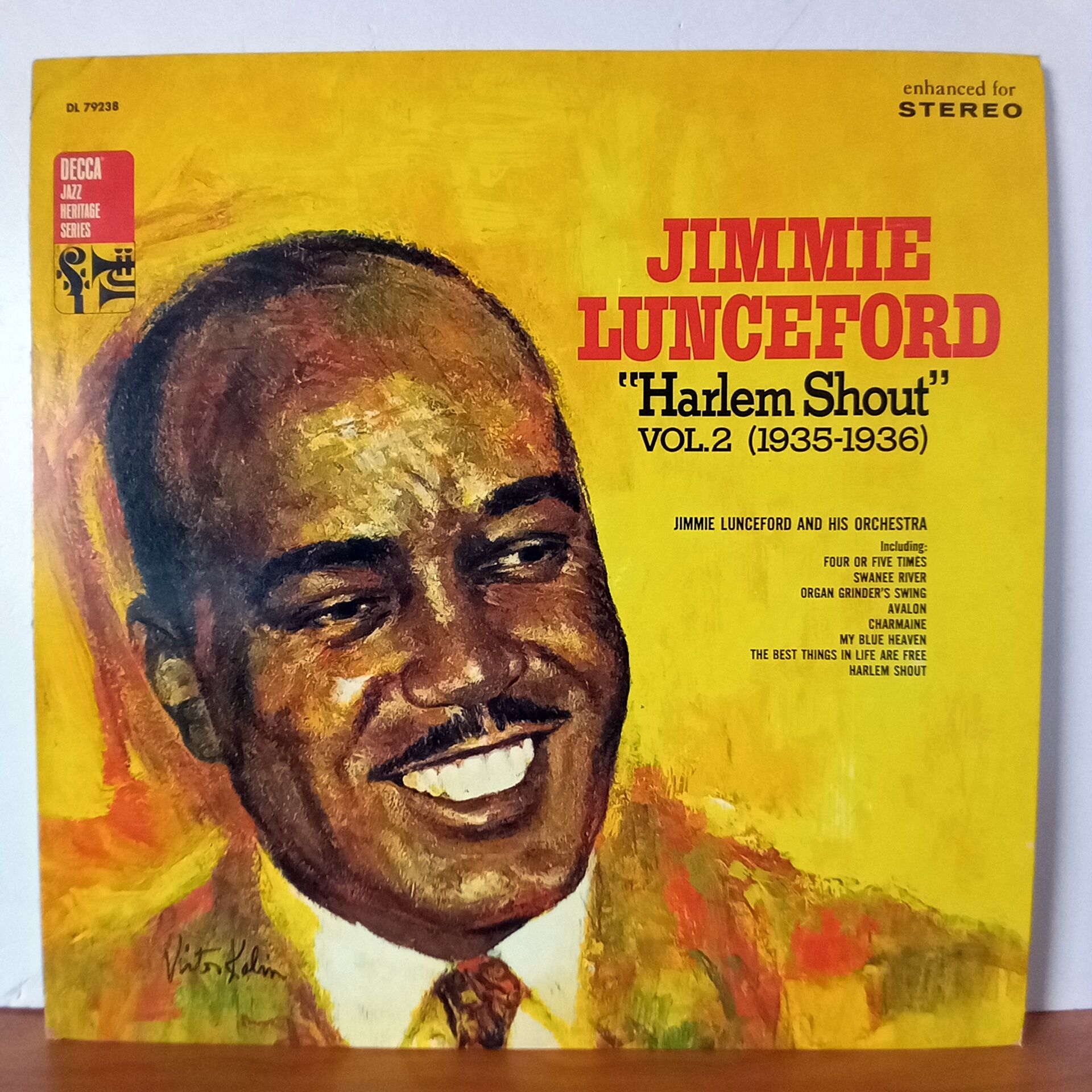 JIMMIE LUNCEFORD – ''HARLEM SHOUT'' VOL. 2 / 1935-1936 (1967) - LP 2.EL PLAK
