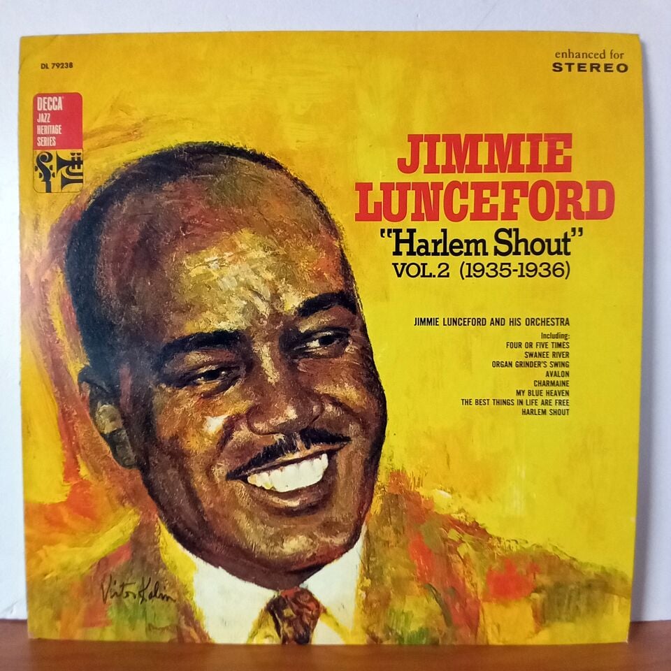 JIMMIE LUNCEFORD – ''HARLEM SHOUT'' VOL. 2 / 1935-1936 (1967) - LP 2.EL PLAK