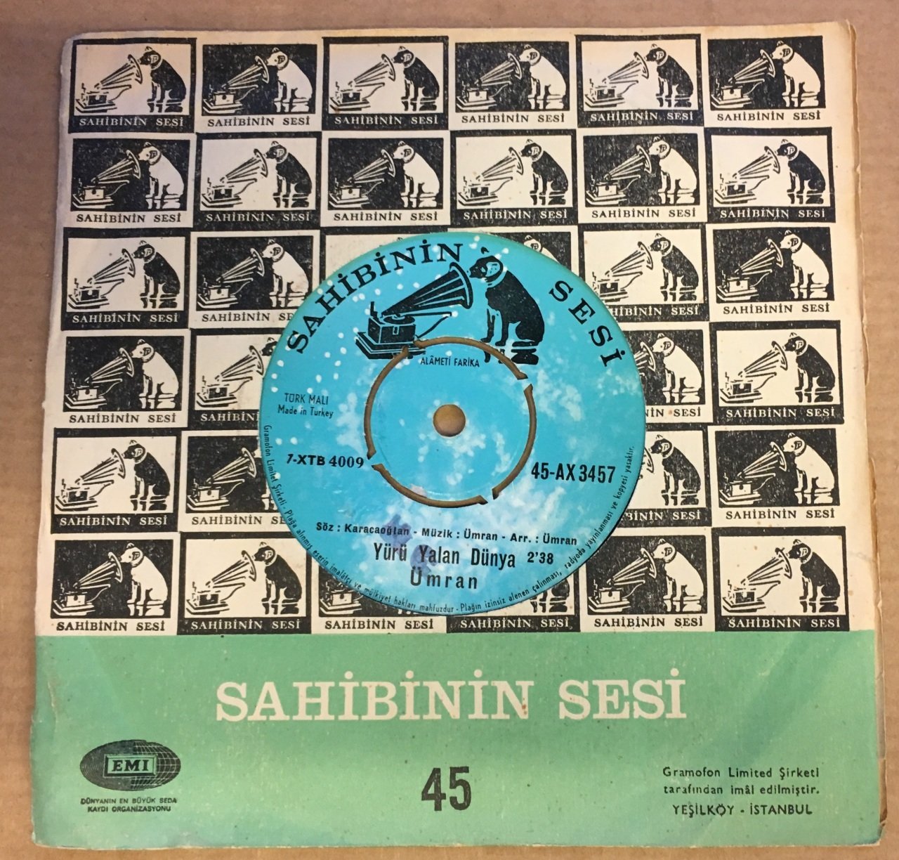 ÜMRAN - AÇMA BENİ ÖLDÜRÜRSÜN / YÜRÜ YALAN DÜNYA 7'' 45 DEVİR