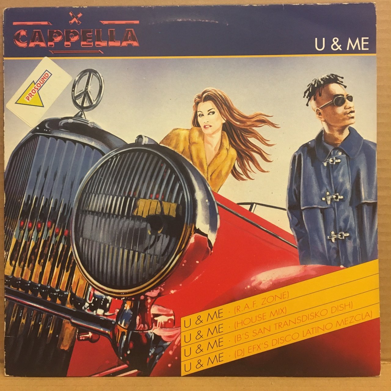 CAPPELLA - U & ME 1994 12''MAXISINGLE 2.EL PLAK