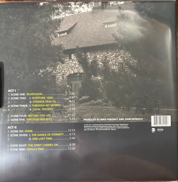 DREAM THEATER – METROPOLIS PT. 2: SCENES FROM A MEMORY (1999) - 2LP 2025 REISSUE REPRESS LIMITED EDITION CLEAR VINYL SIFIR PLAK