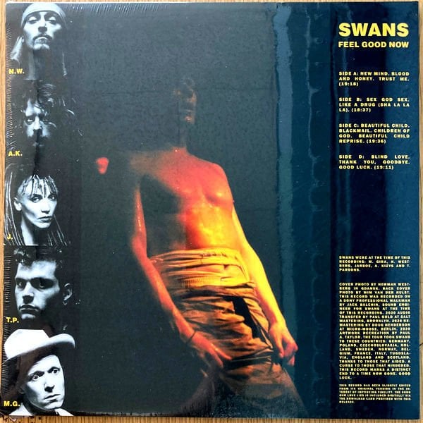 SWANS -  FEEL GOOD NOW (1988) - 2LP 2023 EDITION SIFIR PLAK