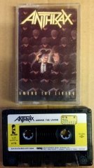 ANTHRAX - AMONG THE LIVING CASSETTE MADE IN TURKEY ''USED''