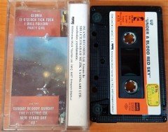 U2 - UNDER A BLOOD RED SKY (1988) MMY CASSETTE MADE IN TURKEY ''USED'' PAPER LABEL