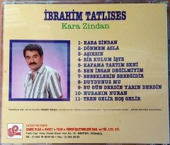 İBRAHİM TATLISES - KARA ZİNDAN CD İB 2.EL