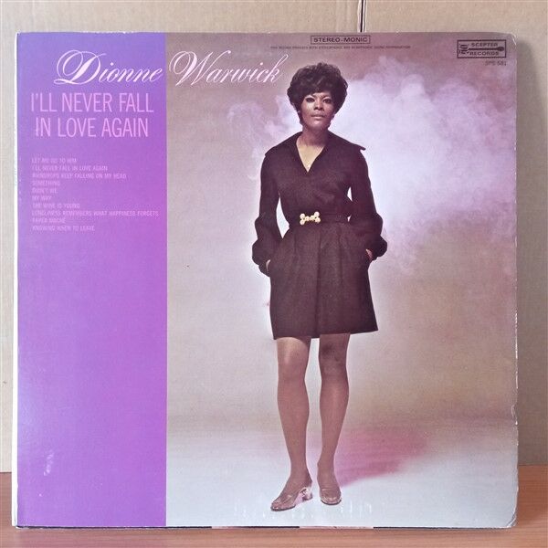 DIONNE WARWICK – I'LL NEVER FALL IN LOVE AGAIN (1970) - LP 2.EL PLAK