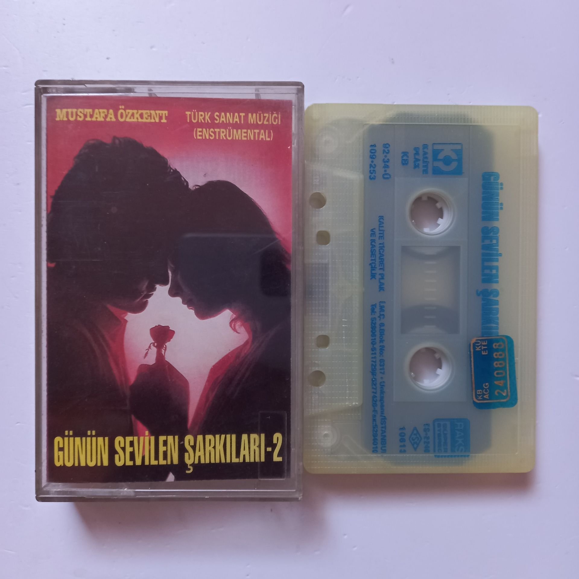 GÜNÜN SEVİLEN ŞARKILARI 2 / MUSTAFA ÖZKENT (1992) - KASET 2.EL