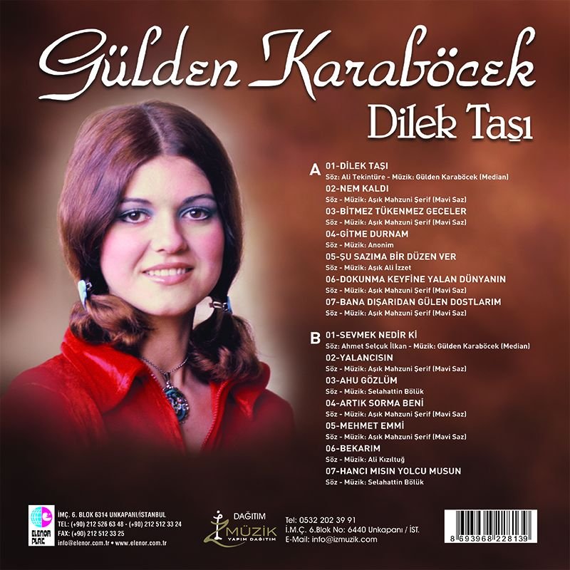 GÜLDEN KARABÖCEK - DİLEK TAŞI - LP COMPILATION 2025 RENKLİ BASIM SIFIR PLAK