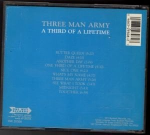 THREE MAN ARMY – A THIRD OF A LIFETIME (1971) - CD 2.EL