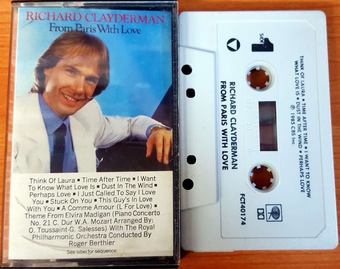 RICHARD CLAYDERMAN - FROM PARIS WITH LOVE KASET 2.EL