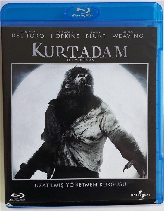 KURTADAM - THE WOLFMAN - BENICIO DEL TORO - ANTHONY HOPKINS - EMILY BLUNT - BLU-RAY 2.EL
