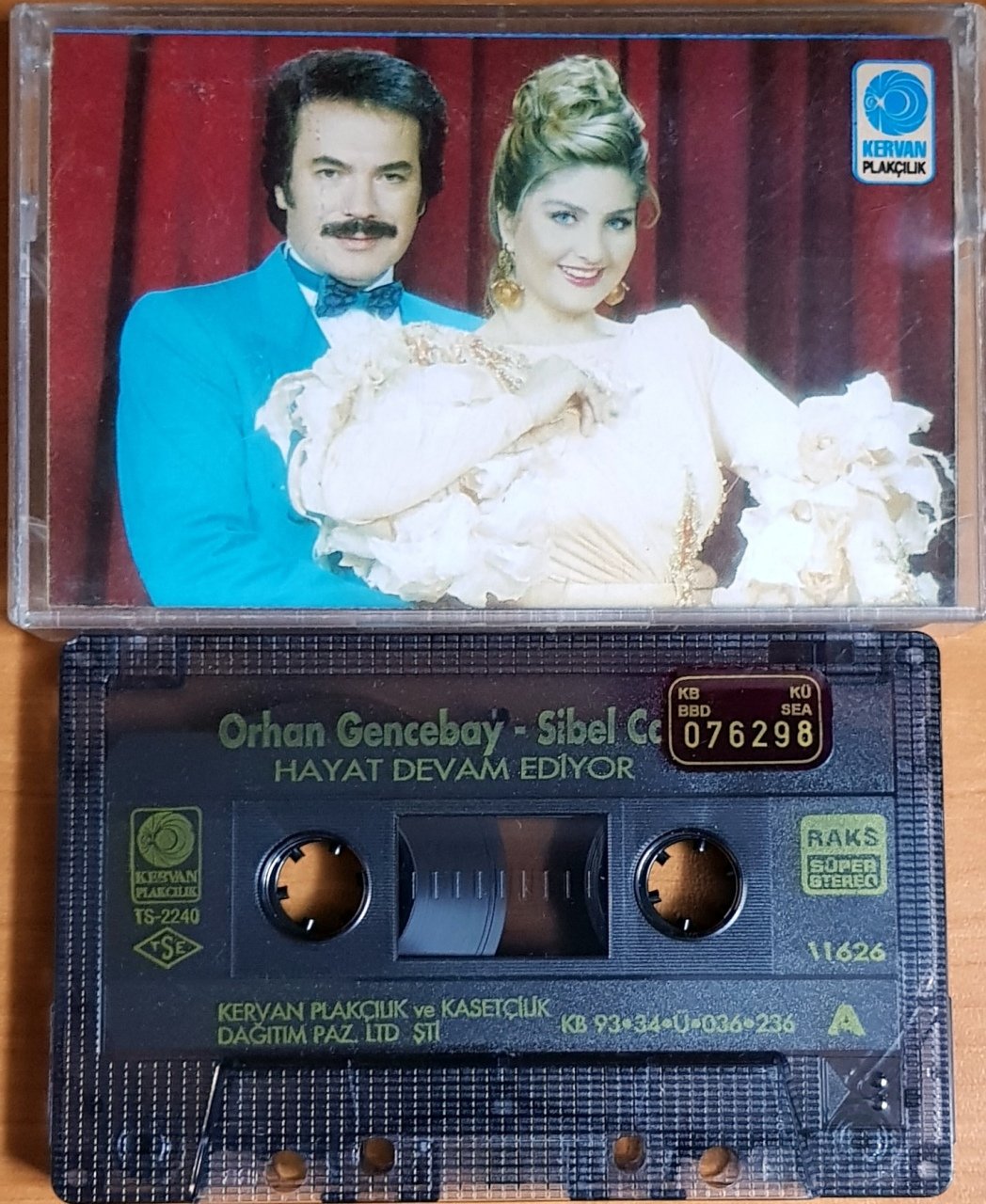 ORHAN GENCEBAY / SİBEL CAN - HAYAT DEVAM EDİYOR (1993) KERVAN KASET 2.EL