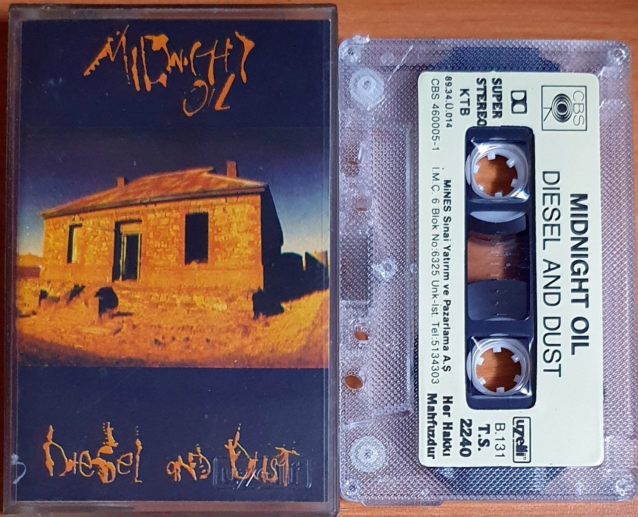 MIDNIGHT OIL - DIESEL AND DUST (1989) - KASET UZELLİ 2.EL
