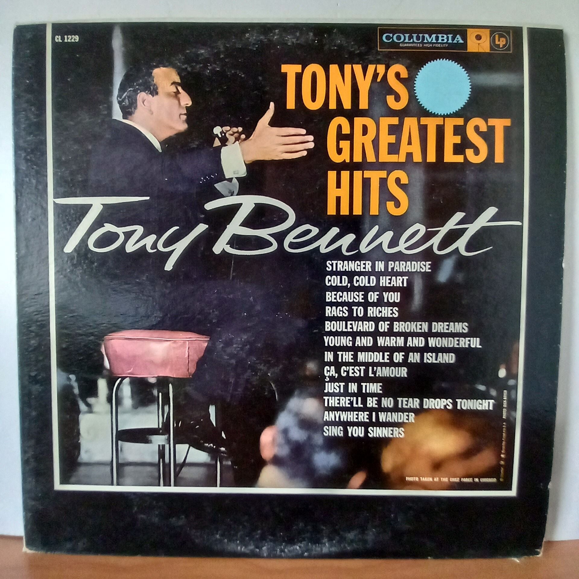 TONY BENNETT – TONY'S GREATEST HITS (1962) - LP 2.EL PLAK