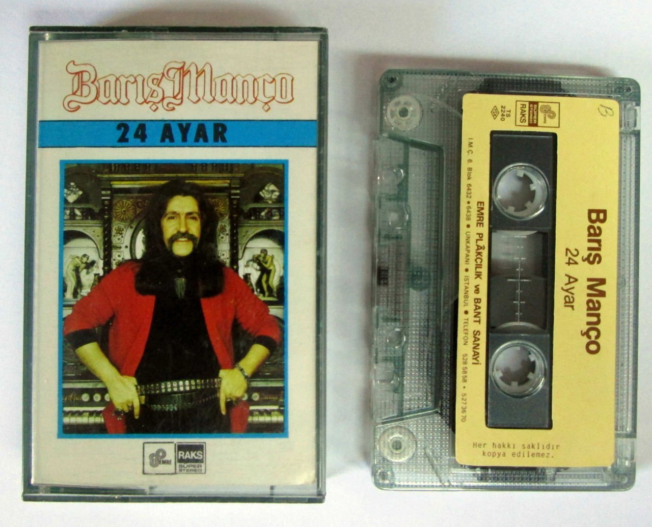 BARIŞ MANÇO - 24 AYAR - KASET 2.EL