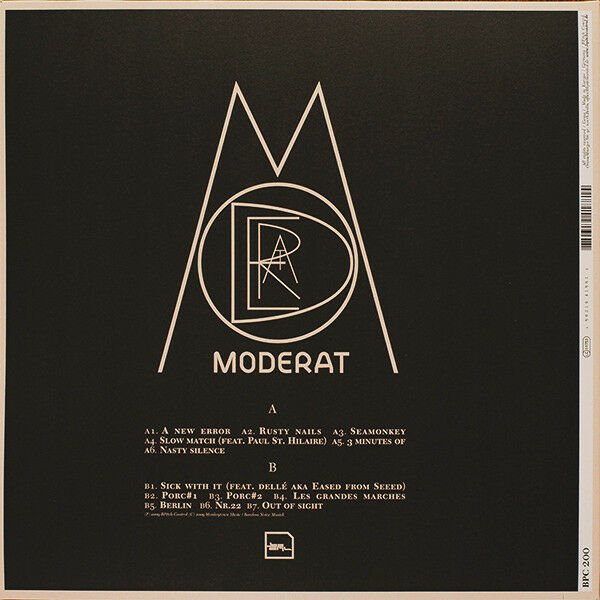 MODERAT - S.T. (2009) - LP ELECTRONIC LEFTFIELD DOWNTEMPO SIFIR PLAK