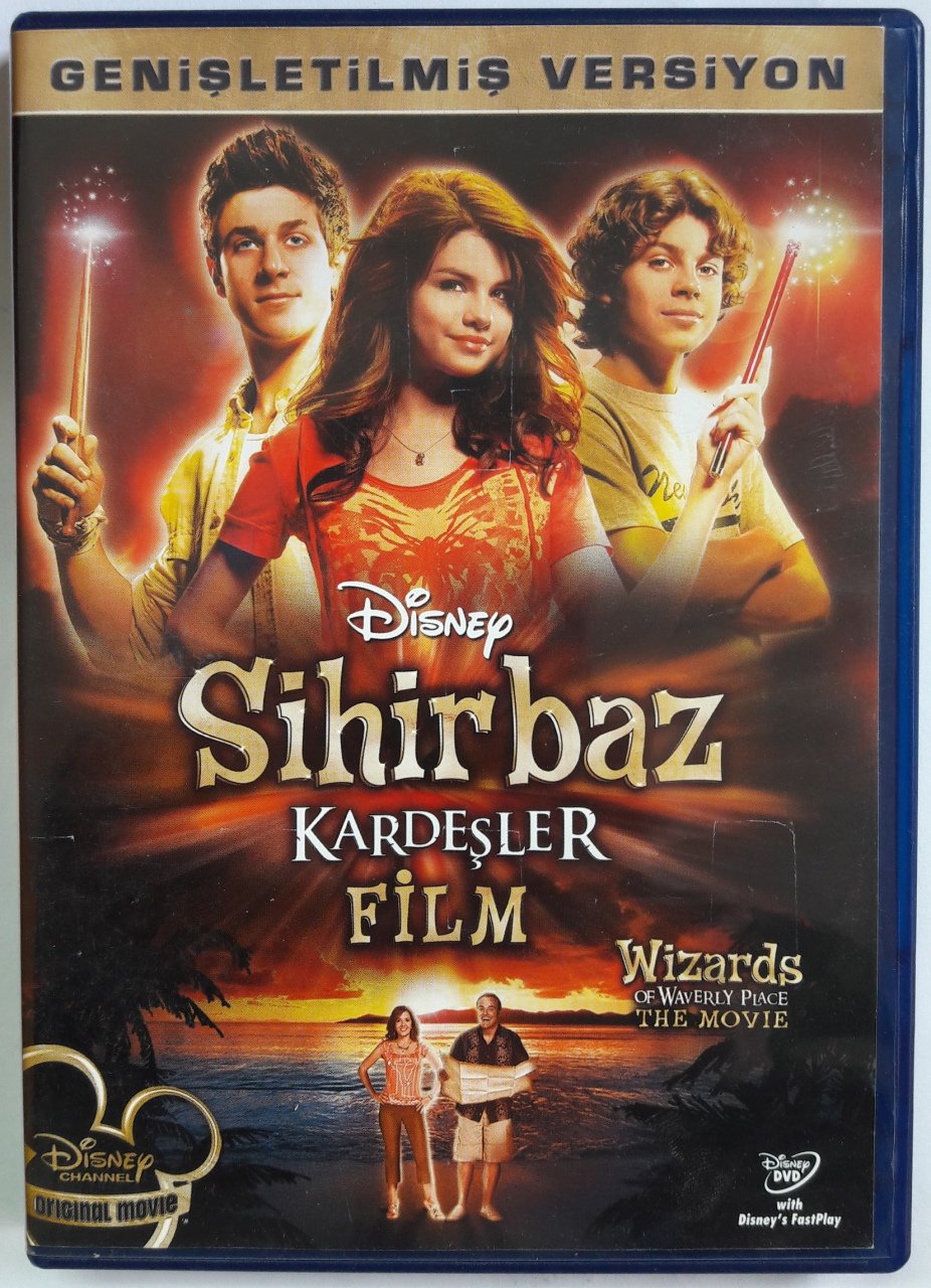 SİHİRBAZ KARDEŞLER FİLM - WIZARDS OF WAVERLY PLACE - SELENA GOMEZ - DVD 2.EL