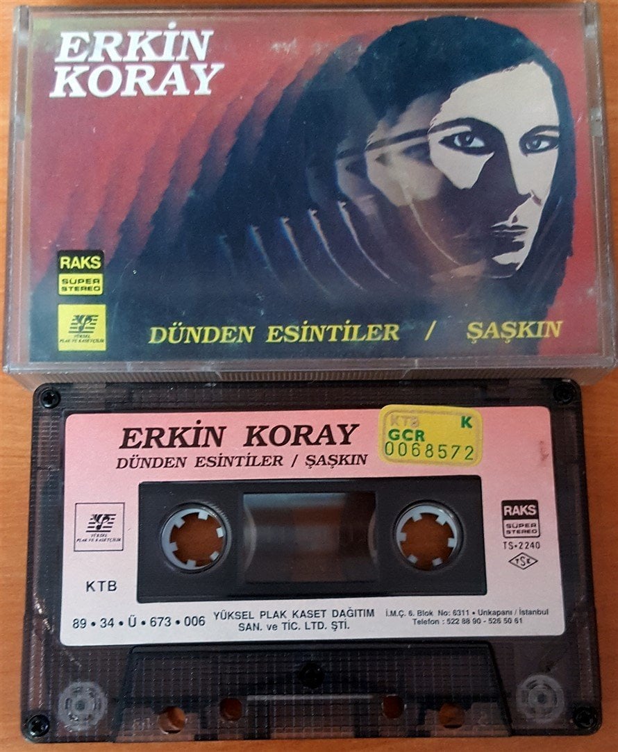 ERKİN KORAY - DÜNDEN ESİNTİLER / ŞAŞKIN KASET 2.EL