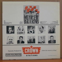 MUSIC FIT FOR A KING - LP 2.EL PLAK