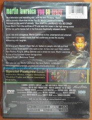MARTIN LAWRENCE YOU SO CRAZY - THOMAS SCHLAMME - SNAPCASE DVD SIFIR 1. BÖLGE TR ALTYAZI YOKTUR