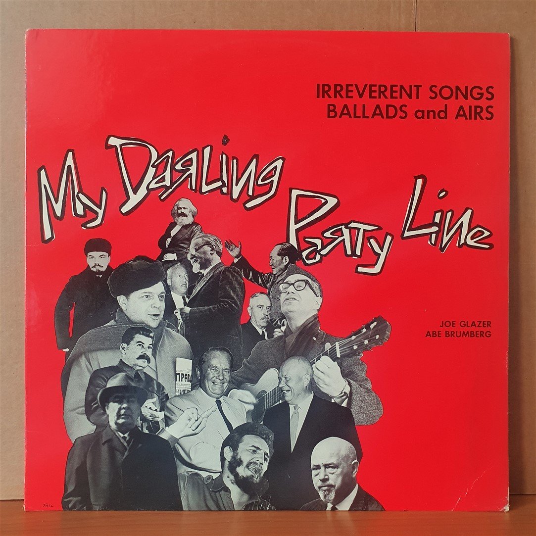JOE GLAZER, ABE BRUMBERG - MY DARLING PARTY LINE / IRREVERENT SONGS BALLADS AND AIRS (1969) - LP 2.EL PLAK