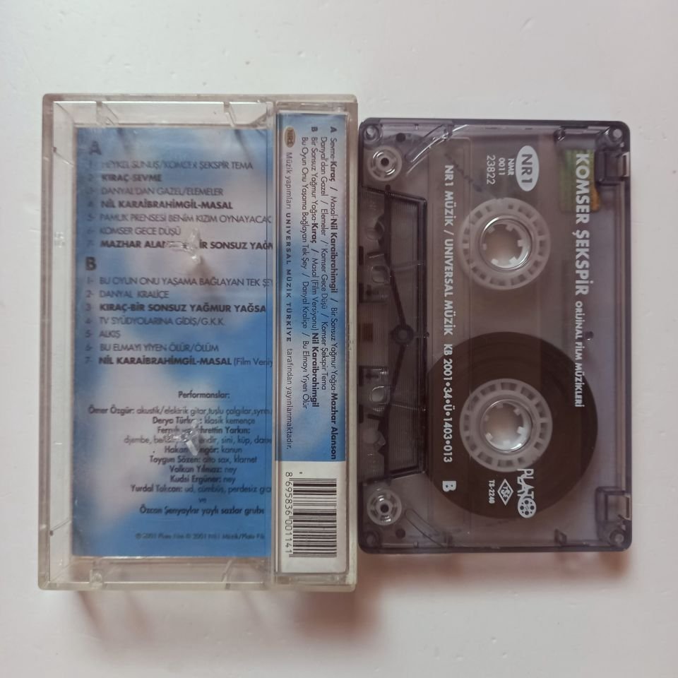 KOMSER ŞEKSPİR / ORİJİNAL FİLM MÜZİKLERİ (2001) - KASET 2.EL