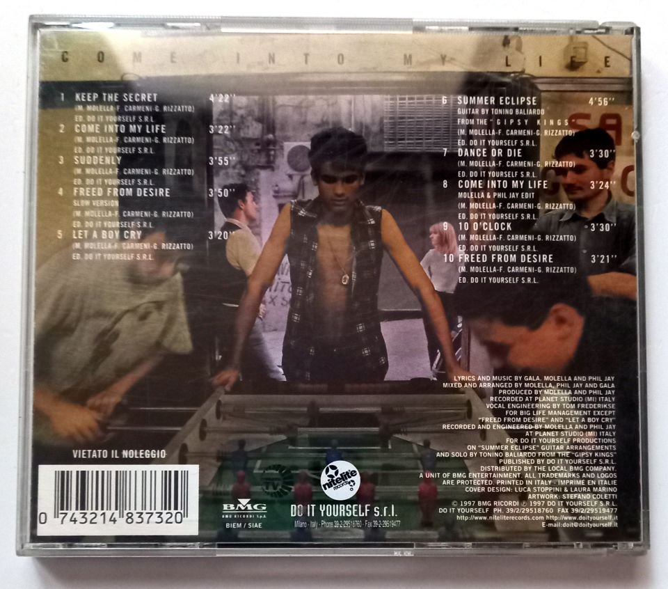 GALA – COME INTO MY LIFE (1997) - CD 2.EL