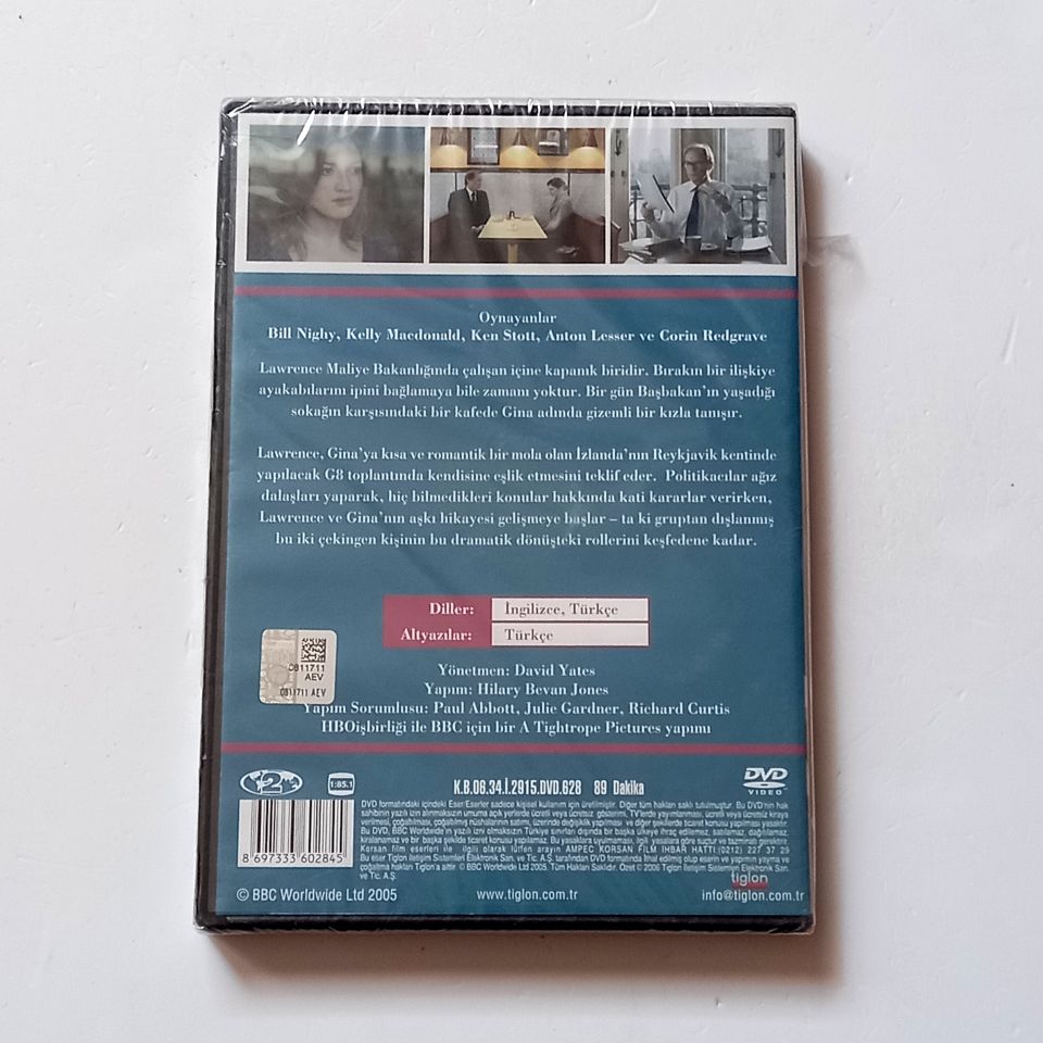 THE GIRL IN THE CAFÉ / CAFÉ'DEKİ KIZ - BILL NIGHY, KELLY MACDONALD - YÖN.: DAVID YATES - DVD SIFIR