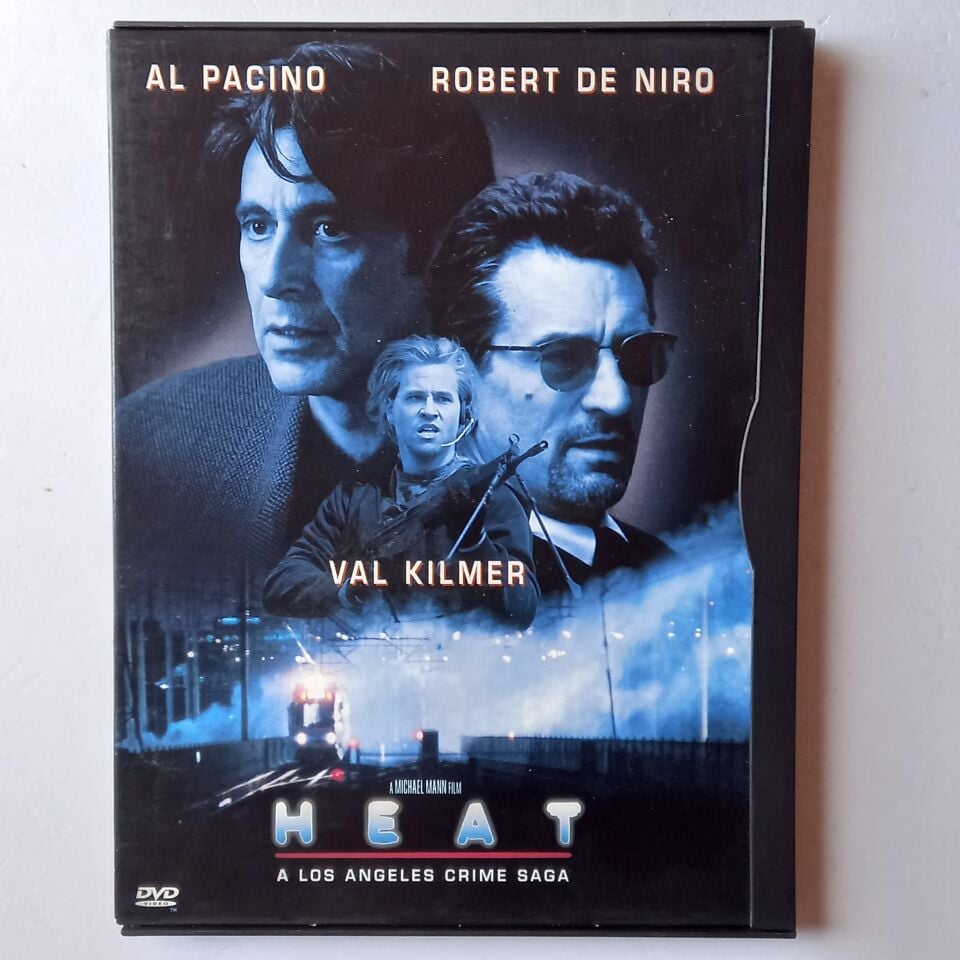 HEAT - AL PACINO, ROBERT DE NIRO, VAL KILMER - DVD SNAPCASE 2.EL