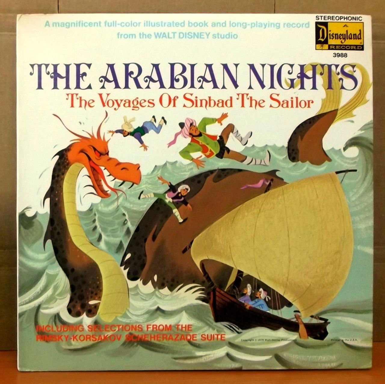 THE ARABIAN NIGHTS Voyages of Sinbad LP 2.EL