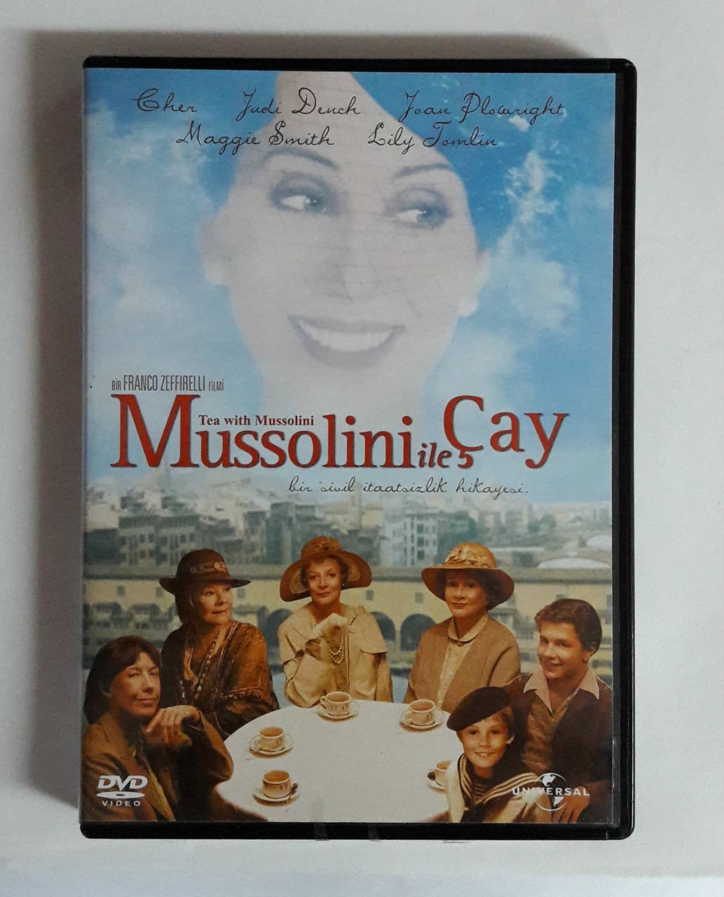 MUSSOLINI İLE ÇAY - TEA WITH MUSSOLINI - CHER DVD 2.EL