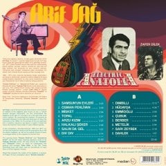 ARİF SAĞ ZAFER DİLEK - ELECTRIC ANATOLIA - LP 2022 BASIM SIFIR PLAK