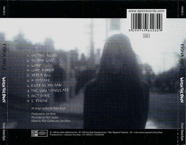 FIONA APPLE - WHEN THE PAWN ... (1999) - CD JEWEL CASE AMBALAJINDA SIFIR